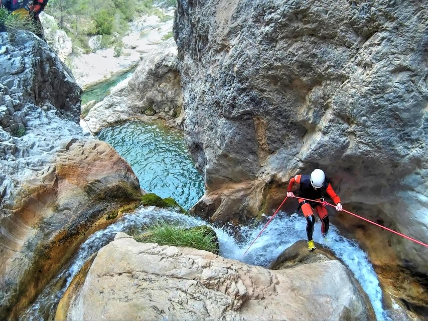 From Granada: Rio Verde Canyoning Tour - From Granada to the Sierra de Almijara