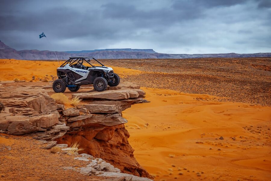 From Greater Zion: Extreme UTV Rock Crawling Tour - Desert views between the obstacles