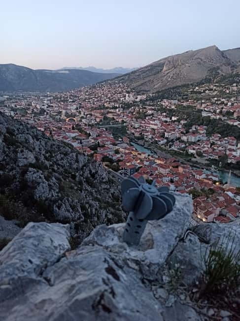 From Mostar: Via Ferrata Hum Climbing Experience - Starting in Mostar and walking toward Hum Hill