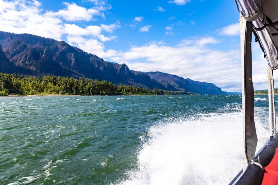 From Portland: Bigfoot Adventure 3.5-hour Jetboat Cruise - Multnomah Falls as the target