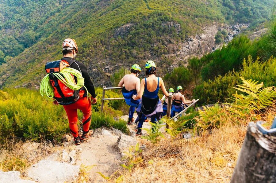 From Porto: Gerês National Park Canyoning Trip - Abseiling, zip lines, and optional jumps