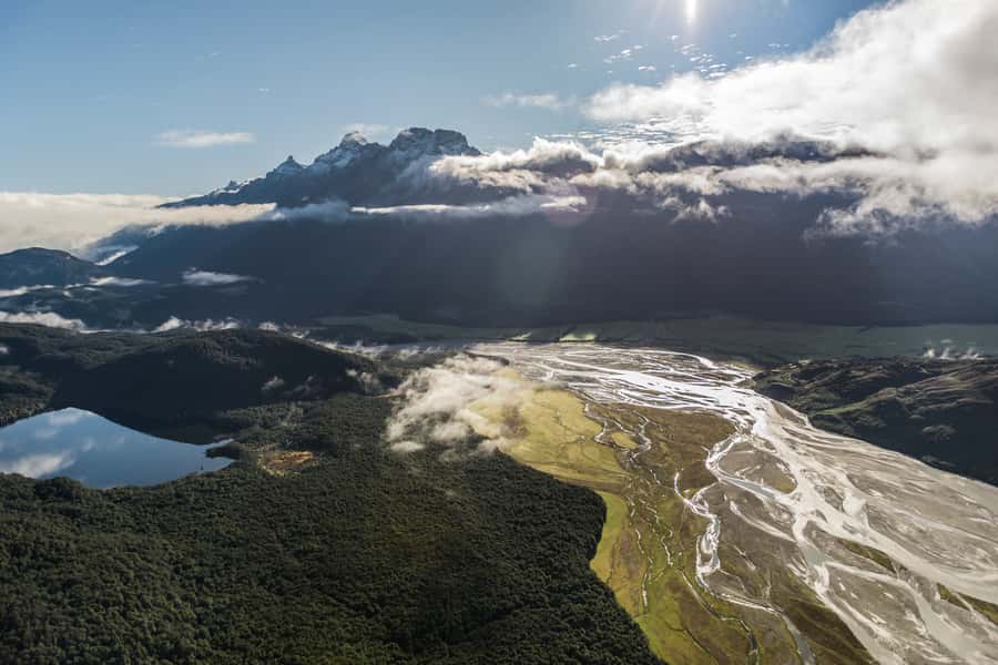 From Queenstown: Dart River Wilderness Jet Boat Experience - The ride back toward Glenorchy