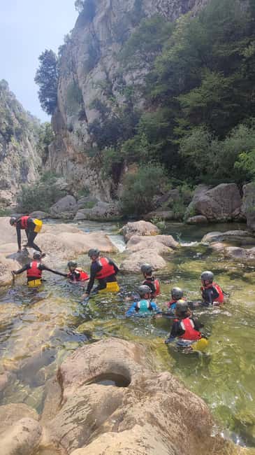 From Split/Omiš: Canyoning Cetina River + Free Photos/Video - Looking Up at the Canyon Walls