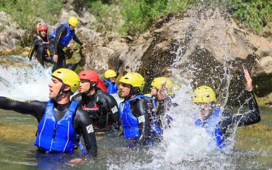 From Split or Zadvarje: Cetina River Canyoning - The extreme option, rappelling, and higher jumps