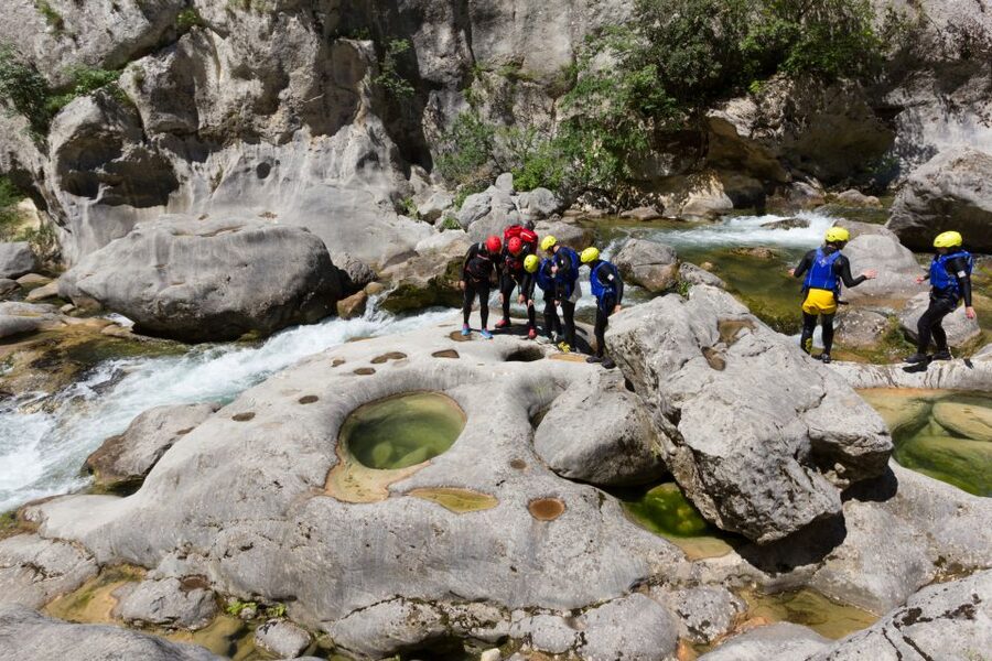 From Split or Zadvarje: Cetina River Canyoning - Gubavica waterfall and the best pause of the day