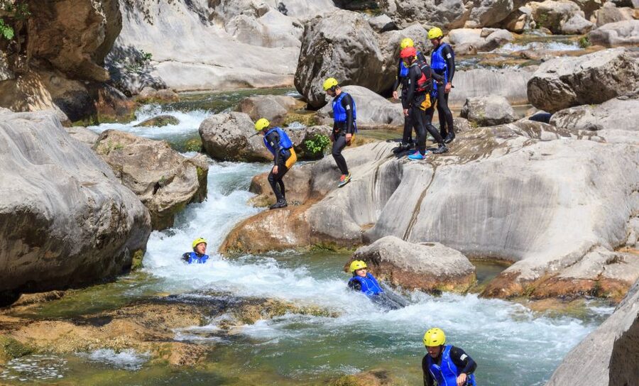 From Split or Zadvarje: Cetina River Canyoning - What the basic canyoning route feels like