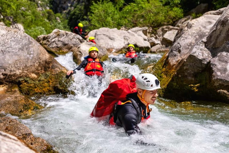 From Split/Šestanovac: Canyoning on Cetina River - What the Cetina canyoning day is really like