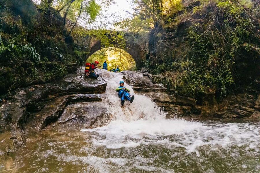 From Tignale, Lake Garda: Beginner-Friendly Canyoning Tour - The 30-minute walk into the canyon