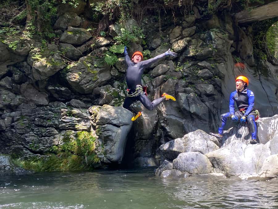 Fun Canyoning Activity at the bottom of Mt. Fuji - Is $130 a fair price?