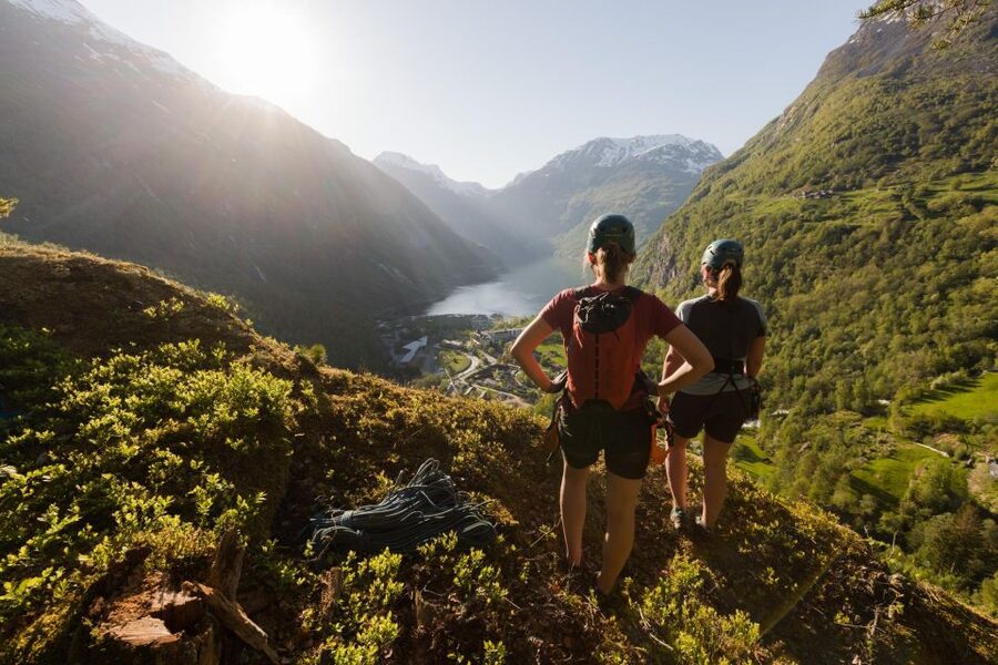 Geiranger: Rappelling tour with epic view - A Geiranger adventure that earns its views