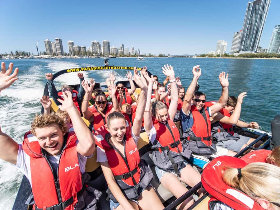 Gold Coast: 1-Hour Extreme Jet Boat Ride - Reaching the Broadwater