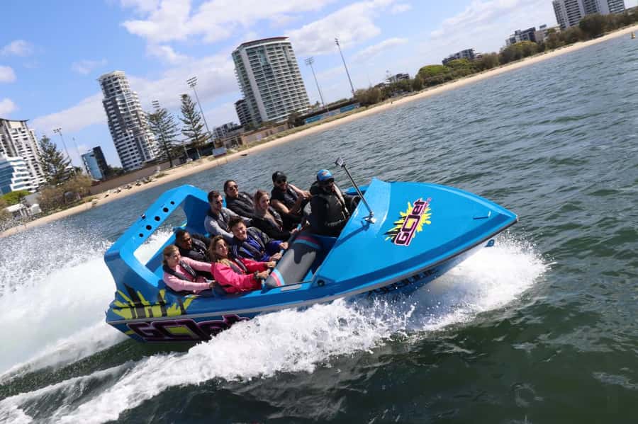 Gold Coast: Jet Boat Thrill Ride - What the spins and slides feel like