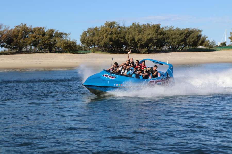 Gold Coast: Jet Boat Thrill Ride - The 400hp boat and the first burst of speed