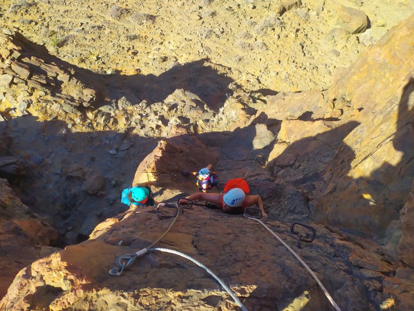 Gran Canaria: Cliff Climbing Via Ferrata Trip by Maspalomas - Learning the ropes before the rock route