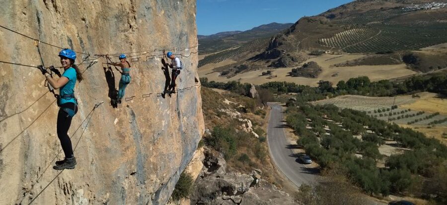 Granada: Via Ferrata Moclín with Transfers - A quick stop in Moclín before the climb