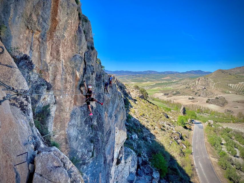 Granada: Via Ferrata Pueblos de Moclin - The views from 80 meters above Granada province