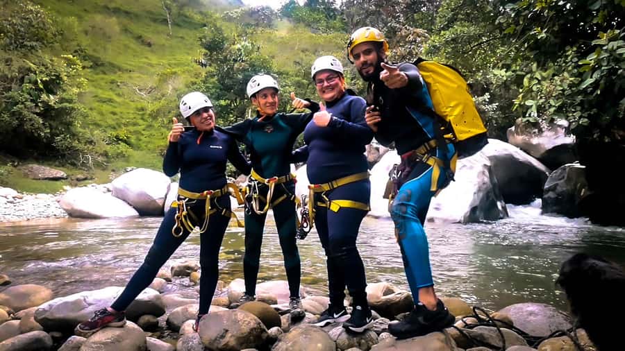 Guatapé Canyoning Adventure: Crystal Waters and Wildlife - Meeting in central Guatapé and heading for the river