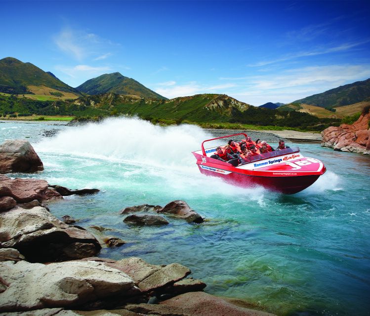 Hanmer Springs Jet Boat Adventure Tour - The Hamilton jet spin is the main thrill