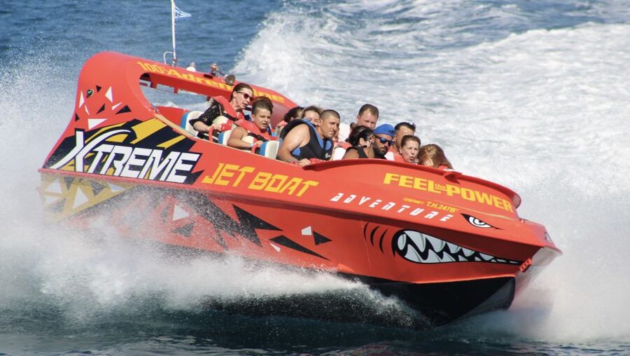 Hersonissos: Jet Boat Tour with Snorkeling - From Hersonissos Port to Open Water