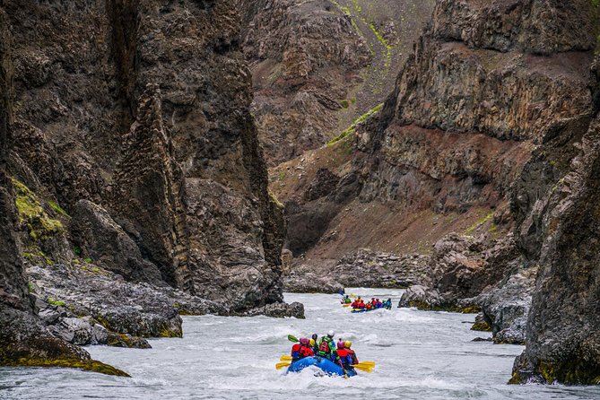 Iceland’s Top Grade 4 Rafting – Drysuit, Canyon & Adrenaline - Getting dressed for cold glacial water