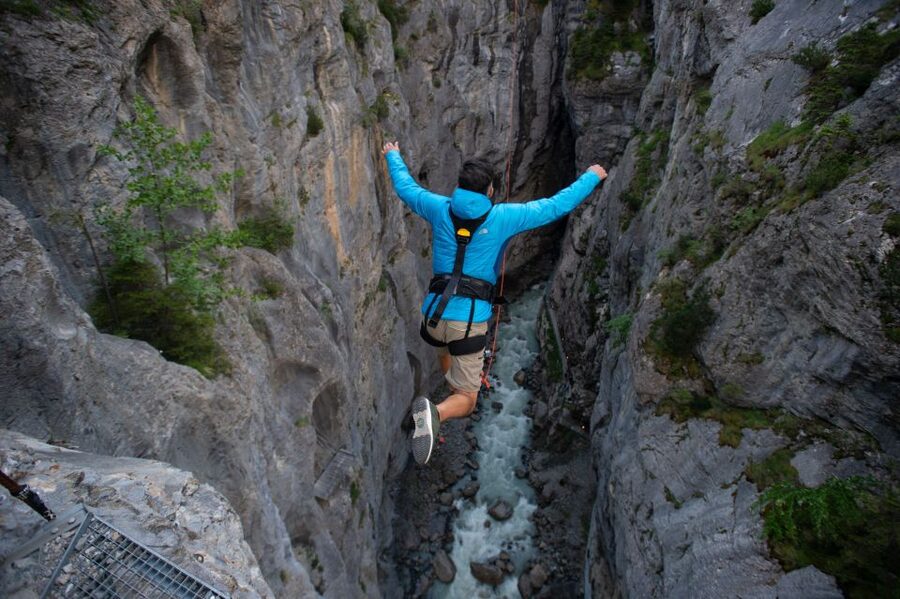 Interlaken: Canyon Swing in Grindelwald - Arriving at Grindelwald’s Glacier Canyon