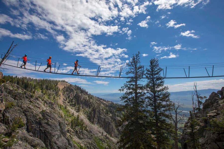 Jackson Hole: Via Ferrata Guided Climb - The gondola ride sets up the climb