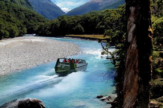 Jet Boat and Wilderness Walk Tour from Wanaka - Riding the Matukituki River at speed