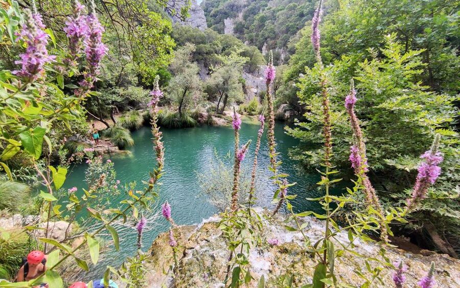 Kalamata: Polylimnio Waterfalls Canyoning Adventure - Wetsuits, helmets, and the first natural pools