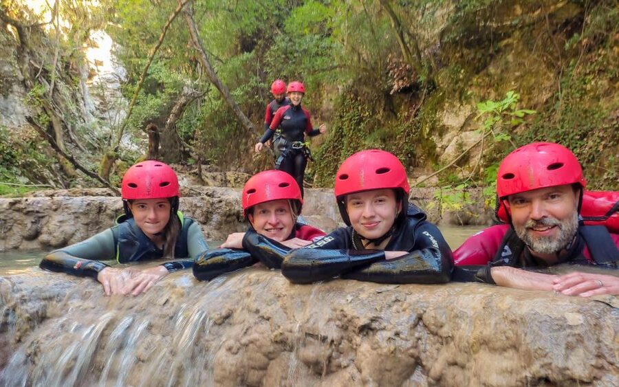 Kalamata: Polylimnio Waterfalls Canyoning Adventure - The picnic at the end of the gorge