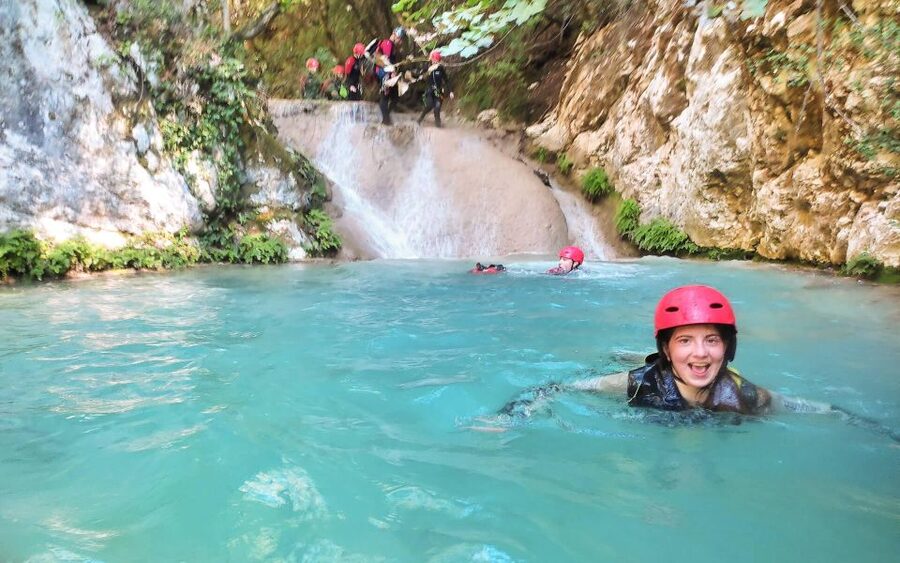 Kalamata: Polylimnio Waterfalls Canyoning Adventure - What the $96 price includes