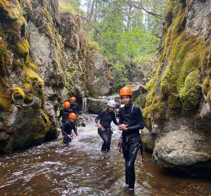 Kelowna: Adrenaline Canyoning Tour - The walk back and the real time commitment