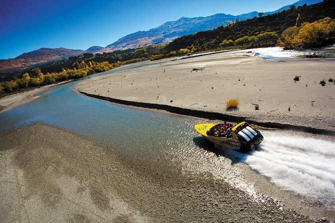 KJet Queenstown Jet Boat Ride on the Kawarau and Shotover Rivers - The Kawarau River adds turns and river scenery