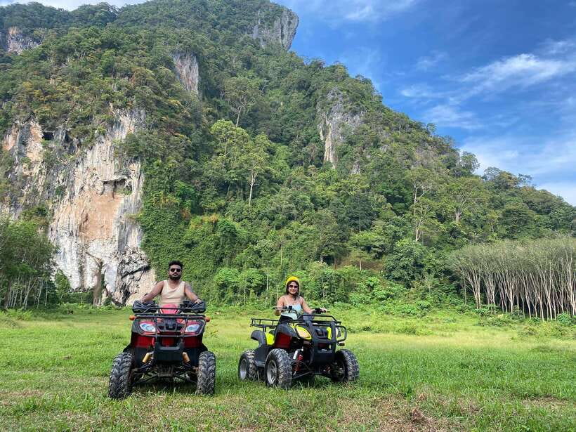 Krabi ATV Extreme Experience with Transfer and Adventure - Water, fruit, and the small comforts