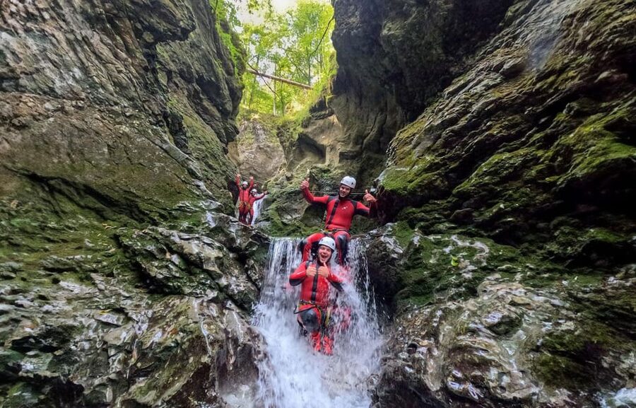 Lake Bled: Canyoning Adventure with Free Footage - Getting fitted with an 8-millimeter wetsuit