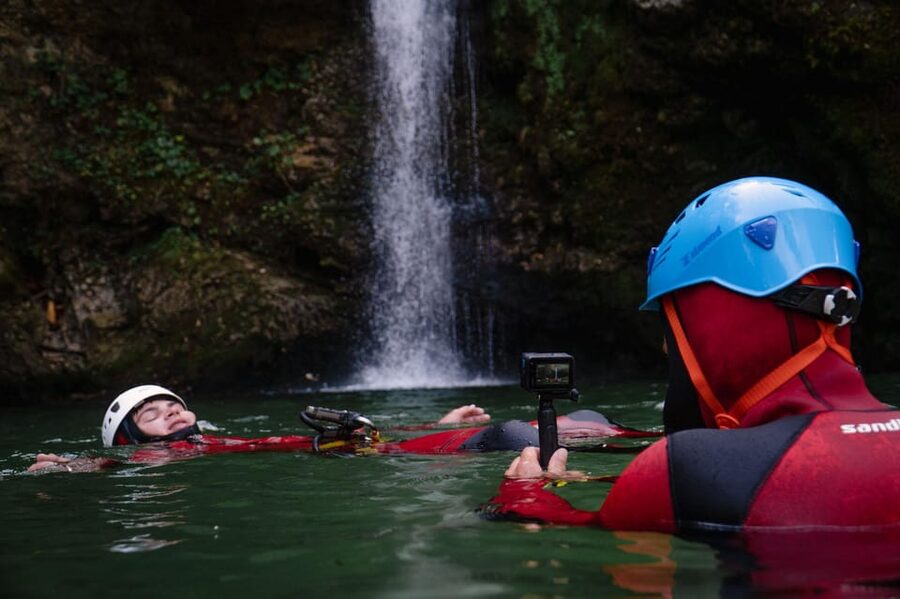 Lake Bled: Canyoning Adventure with Free Footage - Walking up before the water starts