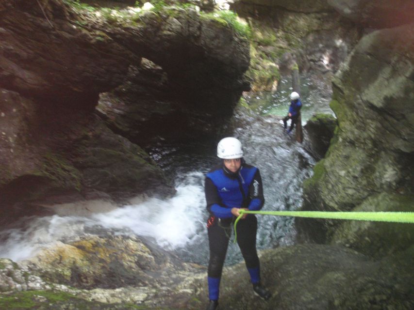 Lake Bled: Canyoning Excursion With Photos - Waterfall jumps and mountain pools