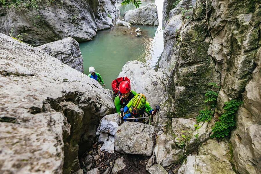 Lake Garda: Family Friendly Canyoning Tour - Returning to the parking lot after the water