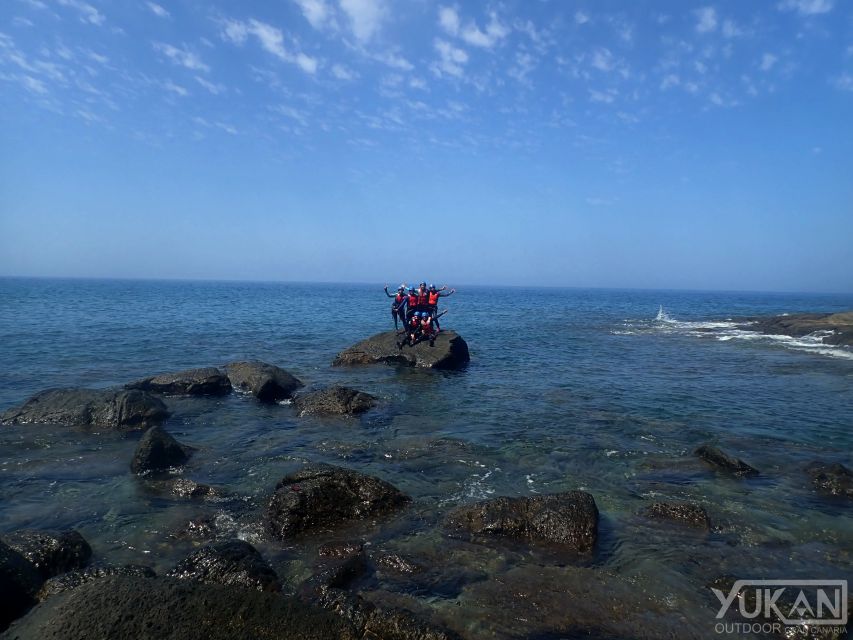 Las Palmas: Coastering, Via Ferrata, Water Jumping & Snorkel - Swimming, snorkeling, and the cliff jumps