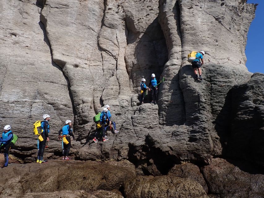 Las Palmas: Coastering, Via Ferrata, Water Jumping & Snorkel - Starting at Playa Medio Almud parking