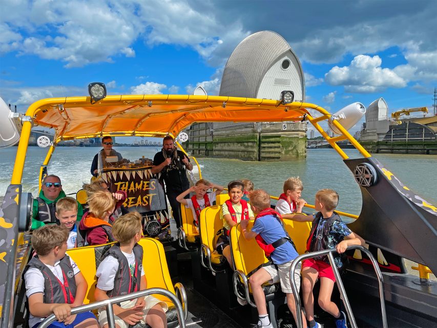 London: 40-Minute Thames Beast Jetboat Tour - The Shard and HMS Belfast from the water