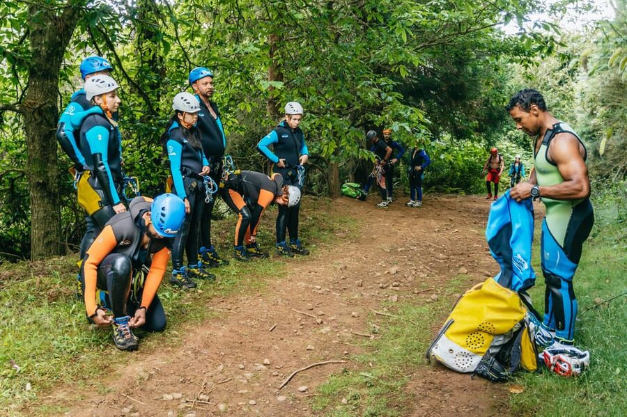 Madeira Canyoning Beginners – Easy & Fun Waterfall Adventure - Madeira nature from inside the valley