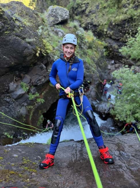 Madeira Canyoning For Beginners Nun's Valley Level 2 - The abseils, jumps, and slides: how demanding is Level 2?