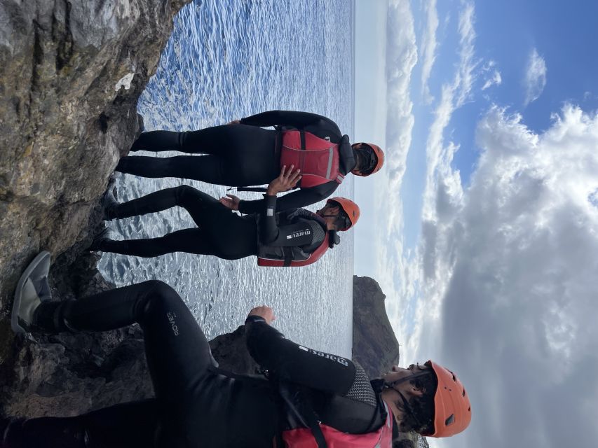 Madeira Coasteering and Cliff Jumping Thrill & Adventure - Starting small before the higher jumps