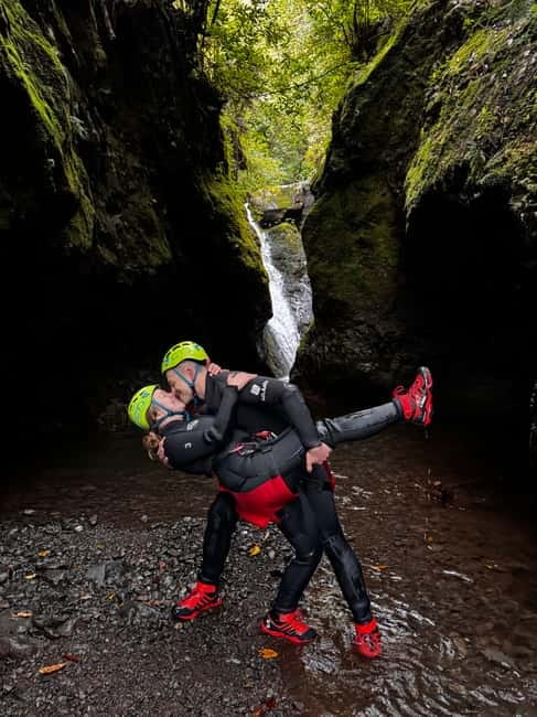 Madeira: Intermediate Canyoning Tour - Small Groups Only - Meeting at Museu CR7 and heading into the mountains