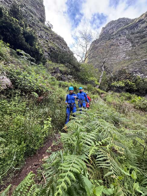 Madeira Island Canyoning Adventure - Waterfalls, rappels, jumps, and rock slides