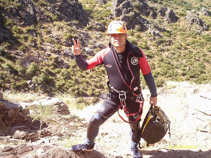 Madrid: Private Canyoning Adventure Tour with Transport - The nine-meter natural slide