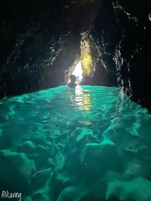Mallorca: Speleo-Coasteering Tour along the Coast of Alcudia - The 4-Meter Opening Jump