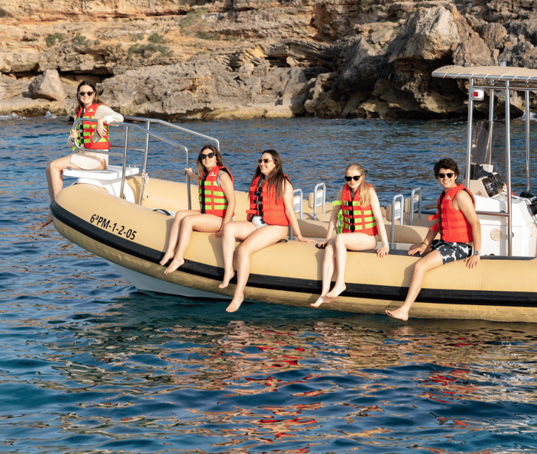 Mallorca: Visit Palma Speedboat adrenaline & snorkelling - Ses Illetes and the 40-minute swim stop