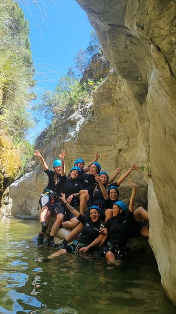 Marbella: Beginner Canyoning Tour with Safety Equipment - Natural waterslides and the choice to keep things gentle