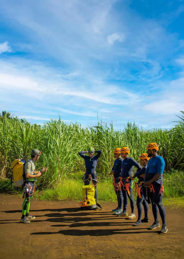 Mauritius: Tamarind Falls Canyoning Adventure - The natural zipline and optional jump